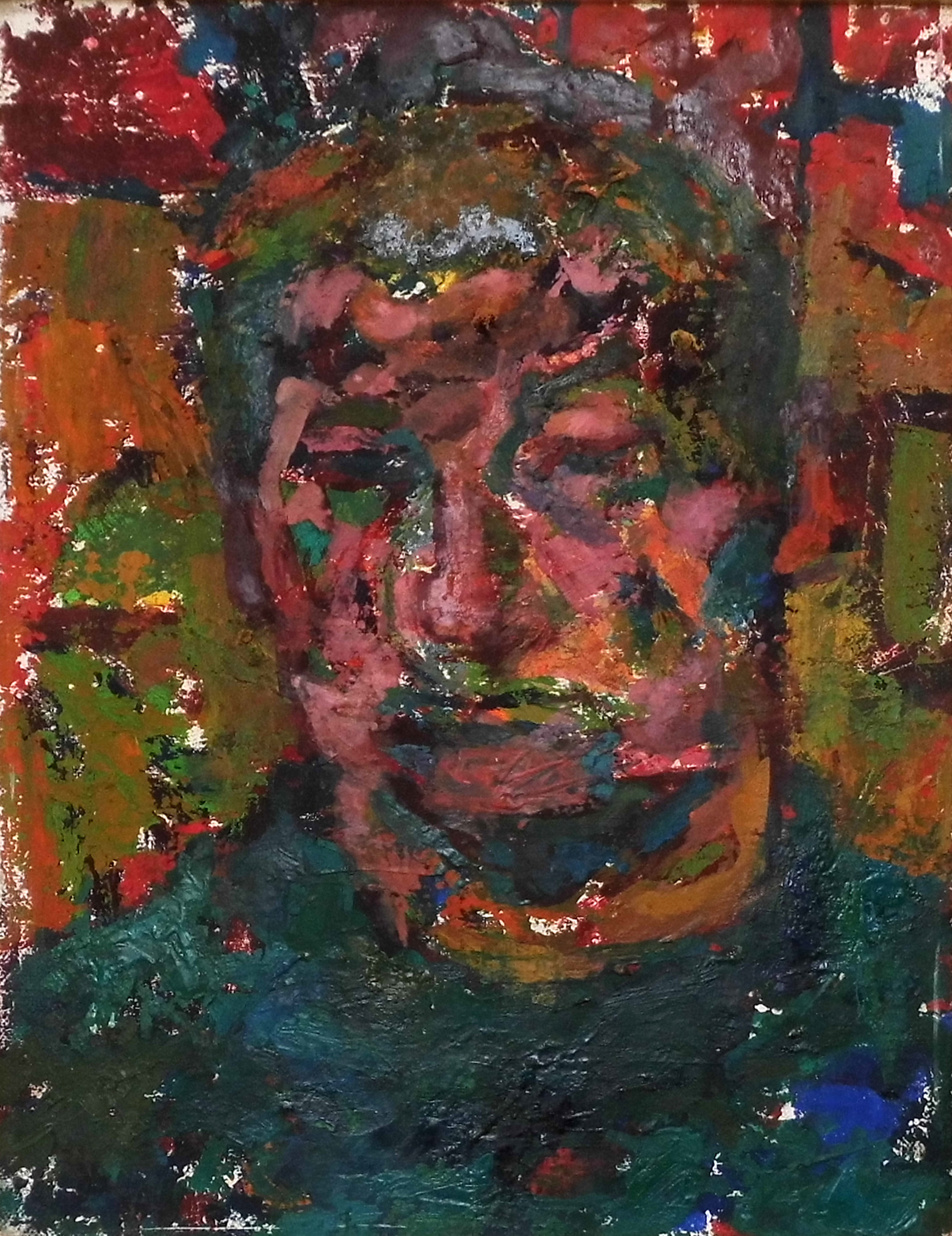 01-Ursula Rzodeczko-Bildnis Gerhard Kettner-1966-Öl auf Leinwand-45x35